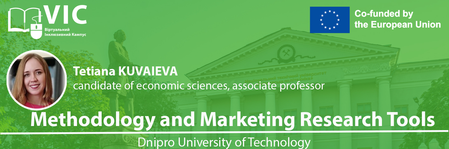 METHODOLOGY AND MARKETING RESEARCH TOOLS