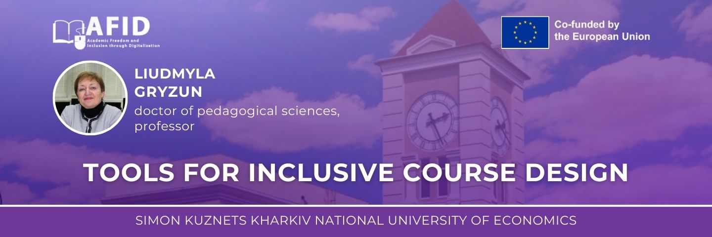 TOOLS FOR INCLUSIVE COURSE DESIGN